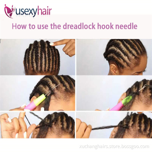 Wholesale cheap price crochet braid hook set dreadlocks braiding hair crochet needles
